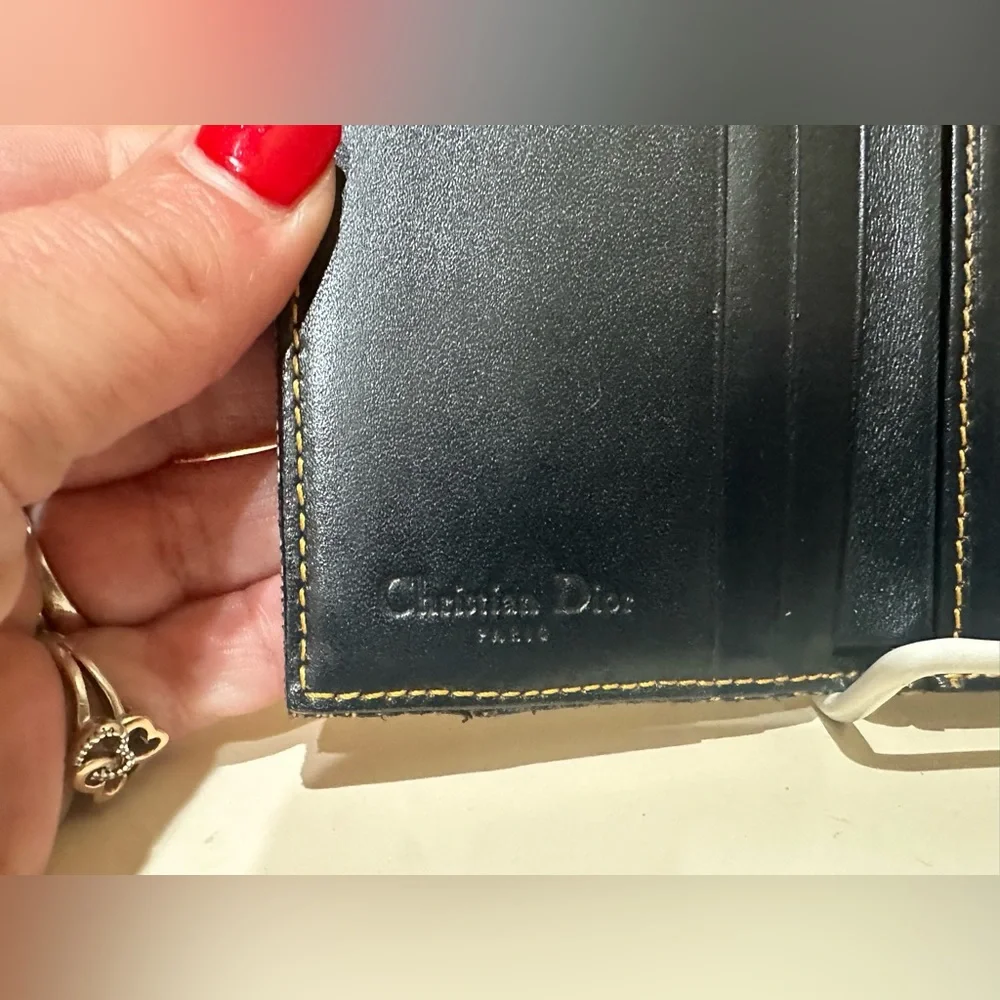 Dior Saddle Denim Trotter Wallet